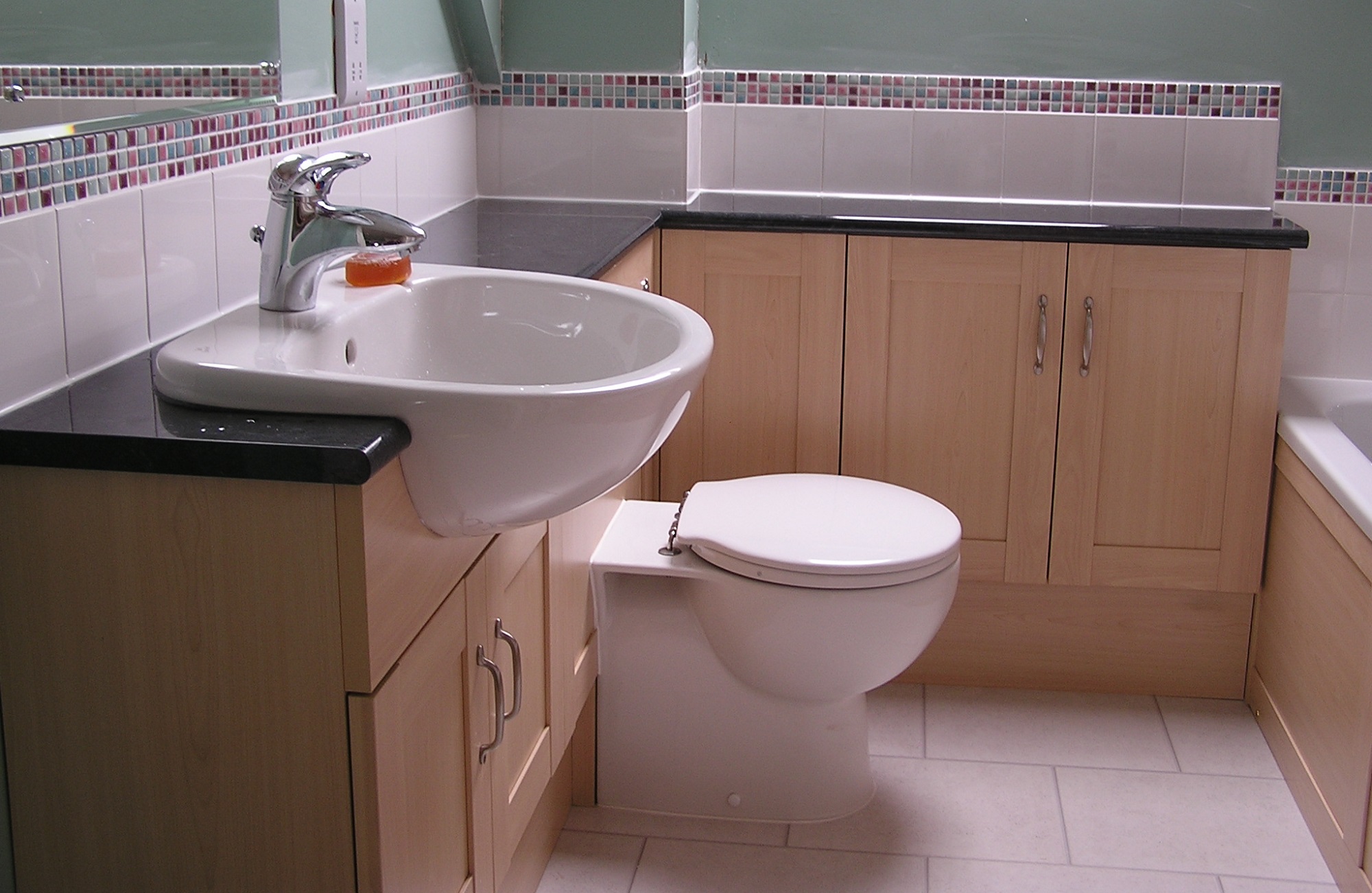 A fitted bathroom designed, built and fitted by us.