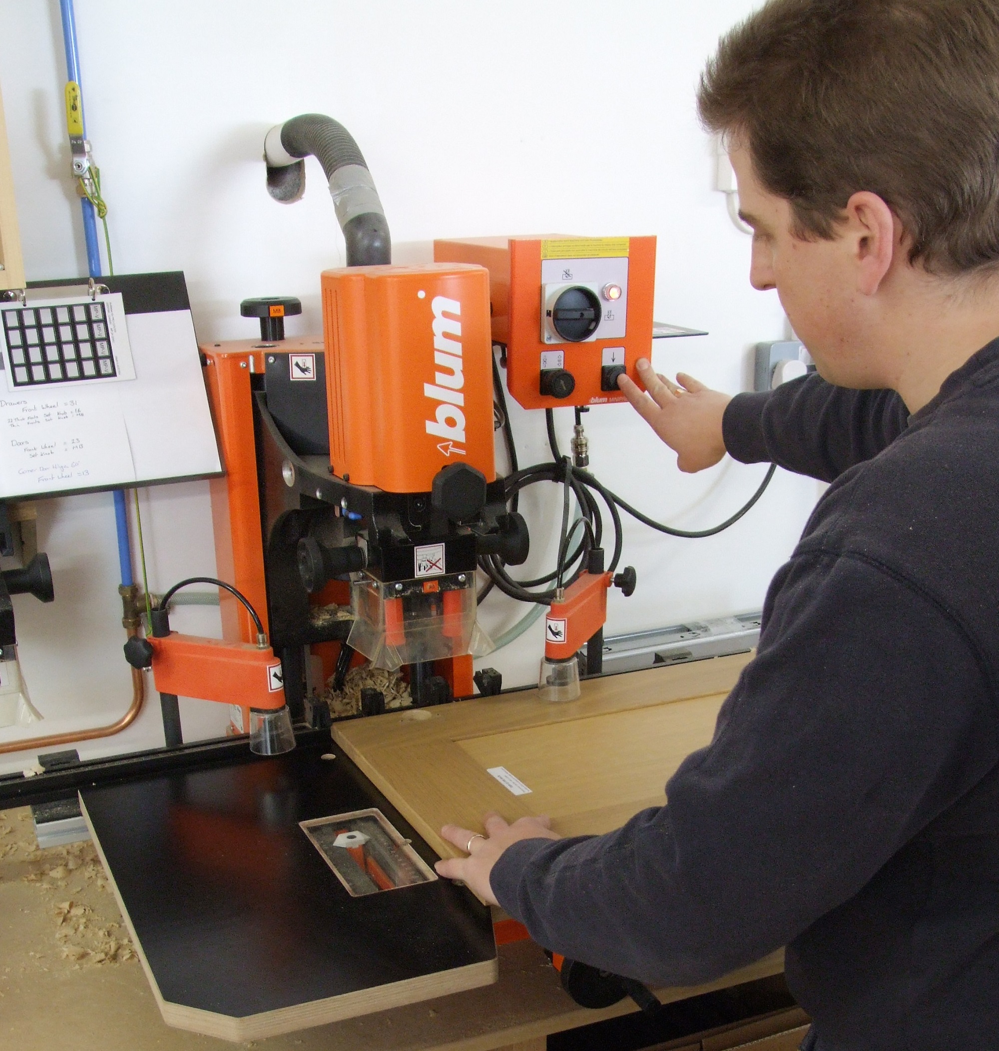 Processing doors using the latest machinery